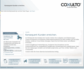 coxulto.com: COXULTO® Konsequent Kunden erreichen.
COXULTO® Marketing Solutions GmbH