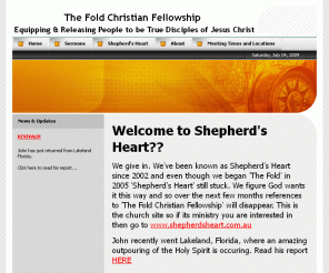 fold.org.au: The Fold Christian Fellowship - Equipping & Releasing People to be True Disciples of Jesus Christ
