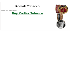 Kodiak Tobacco