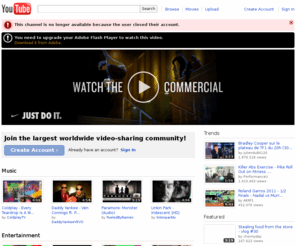 camdengregory.com: YouTube
      - Broadcast Yourself.
YouTube is a place to discover, watch, upload and share videos.