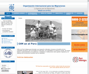 oimlima.org.pe: Organización Internacional para las Migraciones
