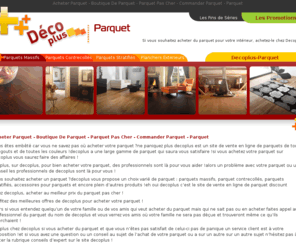 parquet-destockage-web.com: Acheter Parquet - Boutique De Parquet - Parquet Pas Cher - Commander Parquet - Parquet
Si vous souhaitez acheter du parquet pour votre intérieur, achetez-le chez Decoplus.