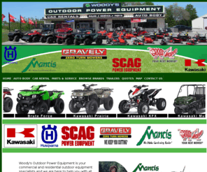 woodys1.com: Woody's Outdoor Power Equipment Chillicothe, MO
Woody's Outdoor Power Equipment in Chillicothe, MO has all your Gravely, Husqvarna and Kawasaki needs whether you are a Professional, Landowner or Homeowner.