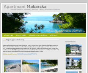 apartmani-makarska.net: Apartmani Makarska Apartmani | Smjestaj  Makarska centar | Dalmacija Apartman Rivijera - Hrvatska
Makarska rivijera apartmani. Apartmani Makarska, rezervirajte direktno od vlasnika smještaja bez posredovanja agencije.