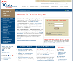 casanet.org: State & Local Programs
-
National CASA - CASA for Children
 