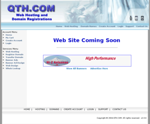ka5m.net: QTH.com Web Hosting and Domain Name Registrations
QTH.com Web Hosting and Domain Name Registrations