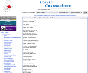 poesiaguatemalteca.com: poesía guatemalteca|poesía de Guatemala|poetas guatemaltecos
poesía guatemalteca poetas guatemaltecos poetas de guatemala escritores de guatemala poesia guatemalteca