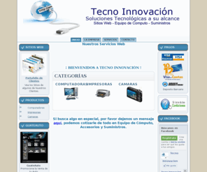 tecnoinnovacion.net: Bienvenidos a Tecno Innovación
Tecno Innovación. -Soluciones Tecnologicas a su Alcance -