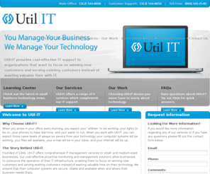 utilit.com: Util-IT | IT Support Services for Small and Medium Sized Businesses
Util-IT offers comprehensive IT management services to the small- and medium-sized businesses.  You Manage Your Business, We Manage Your Technology.
