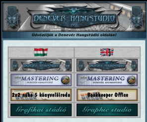 deneverstudio.hu: A DENEVÉR HANGSTÚDIÓ hivatalos honlapja
hangstúdió, hangfelvétel, keverés, masztering, mastering, heavy metal, neve 8816, focusrite, Cserfalvi 