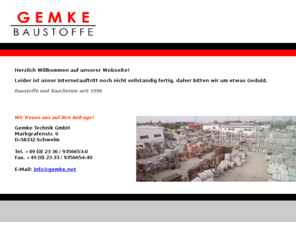 gemke.net: Gemke Baustoffe - Gemke Technik GmbH
Ihr kompetenter Partner fürs leibliche Wohl. Wir stehen Ihnen mit unseren Imbisswagen und Zubehör für jeden Anlass zur Verfügung, egal ob Firmenfeier, Geburtstag, etc. Testen Sie uns!