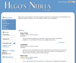 hugosnebula.com: Hugo's Nebula:- Home
test site