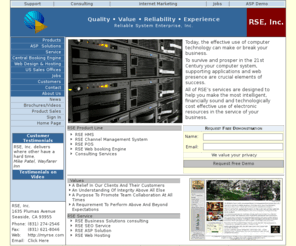 myrse.com: RSE, Inc. - Solutions for the Hospitality Industry
To survive and prosper in the 21st Century web presence is a crucial element of success.