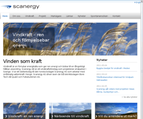 scanergy.se: Projektering inom vindkraft  | Scanergy AB
Scanergy AB är vindkraftsföretaget som projekterar vindparker i Sverige. Kanske är du intresserad av att arrendera mark till oss?