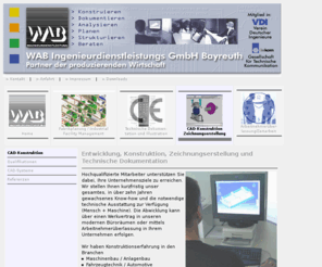 wab-cad.de: Korrekturlesen
Technische Zeichner und Konstrukteure der WAB Ingenieurdienstleistungs GmbH in Bayreuth, Oberfranken (Bayern), konstruieren für Sie in AutoCAD, Mechanical Desktop, Pro Engineer (ProE) und CATIA - auch per Zeitarbeit / Arbeitnehmerüberlassung