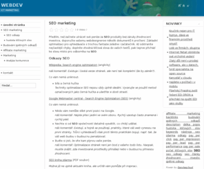 webdev.cz: webdev.cz internetový marketing s přidanou hodnotou
Webdev.cz - internetový marketing s přidanou hodnotou.