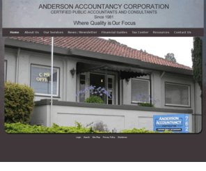 andersonaccountancycorp.com: Aptos, CA CPA / Anderson Accountancy Corporation
Anderson Accountancy Corporation is a full service tax, accounting and business consulting firm located in Aptos, CA