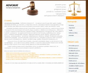 advokat-bih.com: ADVOKAT Gordana Damjanovic
 advokat, Gordana Damjanovic, sva pravna pomoc na jednom mjestu - krivicno pravo, radno pravo, privredno pravo, gradjansko ...
