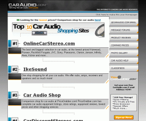 caraudio.com: Car Audio at CarAudio.com
The Internet's #1 car audio resource for the beginner, or expert.