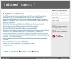 demaeseneer.com: IT Bijstand - Support IT
IT bijstand, hulp nodig ? - Support Informatique, besion d'aide ?