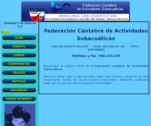 fcdas.com: Federación Cántabra de Actividades Subacuaticas
