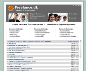 freelance.dk: Freelance v/ SATS - Fleksibelt Arbejdsmarked for Freelancere og Arbejdsgivere
freelance.dk - Ledige jobs på Danmarks bedste .NET, EDB og IT freelance jobmarked.