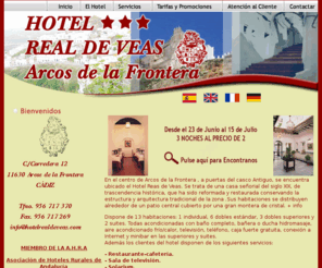 hotelrealdeveas.com: # hotelrealdeveas.com
Hotel de Arcos de la Frontera