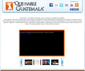 quehableguatemala.com: Que Hable Guatemala
Que Hable Guatemala