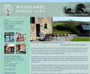 woodlandsmanorfarm.co.uk: Luxury Bude Cottages | Woodlands Manor Farm | Bude Holiday Cottages
Luxury Bude Cottages | Woodlands Manor Farm offer luxury holiday cottages in North Cornwall with an indoor swimming pool | Bude Holiday Cottages