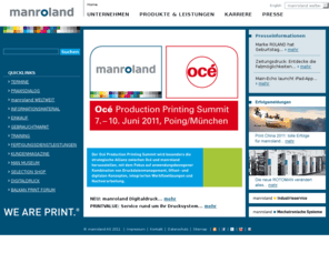 dicoweb.net: manroland AG - Fertigungsdienstleistungen
manroland AG - Fertigungsdienstleistungen