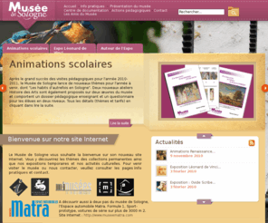 museedesologne.com: Site officiel du Musée de Sologne-
Musée de Sologne
