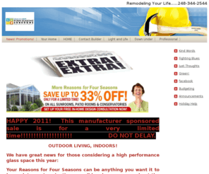 railrules.com: News! Promotions! - Four Seasons Home Products - Glass Additions - Comfortable Year Round Living Space
Find out the current promotion on year round sun filled living space from Four Seasons Sunrooms and Remodeling.  Save money and invest in your quality of life from the professionals at Four Season MI