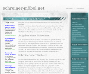 xn--schreiner-mbel-5pb.net: schreiner-möbel.net - Individuelle Möbel vom Schreiner
