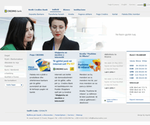 bankacredins.com: Banka Credins - Ne flasim gjuhën tuaj.
