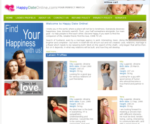 happydateonline.com: Welcome to Happy Date Online!
Online Dating