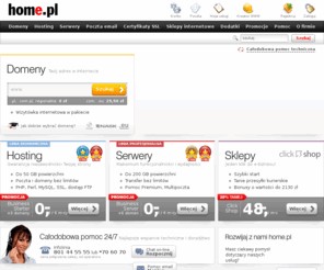 kominiarz.com: home.pl : Nr 1 w Polsce. Hosting, domeny, darmowe strony, poczta e-mail
Home.pl to numer 1 w polskim hostingu. Oferta zawiera niezawodny hosting, domeny, serwery dedykowane i sklepy internetowe.