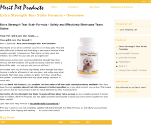 redyeastcure.com: Extra Strength Tear Stain Formula - Overview | Merit Pet Products
Tear Stain Away Formula Safely and Effectively Eliminates Tears Stains.