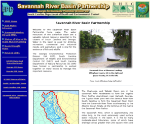 savannahriverbasinpartnership.com: GAEPD and SCDHEC: Savannah River Basin Partnership
