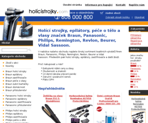 bezvanakup.com: Holící strojky.com | Holící strojky, epilátory, péče o vlasy značek Braun, Philips, Remington
Holící strojky.com | Holící strojky, epilátory, péče o vlasy značek Braun, Philips, Remington