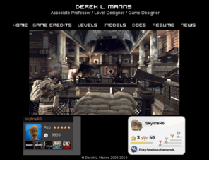 derekmanns.com: Derek Manns
Derek Manns Level Designer Portfolio Website