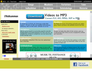 festsange.dk: Alt til festen - nsten
