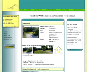 korrekt-immobilien.net: ::KORREKT IMMOBILIEN:: Ankauf, Verkauf und Vermittlung von Immobilien
Korrekt Immobilien, Ankauf. Verkauf und Vermittlung von Immobilien aller Art. Realität ist unsere Stärke. Wir vermitteln Häuser, Wohnungen, Gewerbeobjekte und Grundstücke aller Art. Unser Standort befindet sich in Mattighofen.