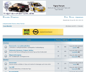 opel-tigra.net: Tigra Forum • Foren-Übersicht
