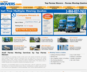 topparmamovers.com: Top Parma Movers - Parma Relocation & Moving Services by Parma Movers
Avail Parma Moving Services from Top Parma Movers. Get Free Moving Quotes for all kinds of Parma Moving & Relocation Services.