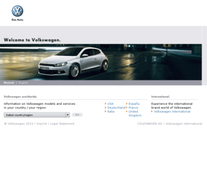 volkswagen-roadster.com: Volkswagen international brand portal
, Volkswagen international brand portal, Volkswagen worldwide., Information on Volkswagen models and services 
 in your country / your region:, International., Experience the international brand w...