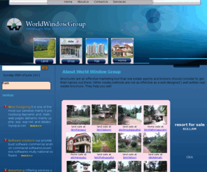 worldwindowgroup.com: worldwindowgroup - realestate,realetatekerala,rental Ernakulam
sell /real estate property for sale. sell Residential apartments, flats, house, villa, shop. Search rental residential property provide best residential property deals in from real estate agents, dealers, builders and real property owners.