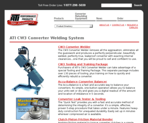 converterrebuilding.com: ATI CW3 Converter Welding Systems
ATI harmonic Super Dampers add horsepower and torque to race, street and truck engines.