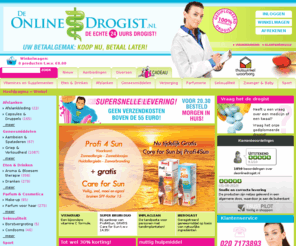 deonlinedrogist.com: De Online Drogist  - De echte 24-uurs drogist
De Online Drogist - Groot assortiment - Bestellingen boven de 55E worden gratis bezorgd. Levering binnen 24 uur