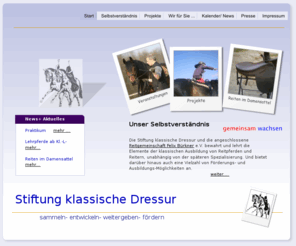 foerderverein-stiftung-klassische-dressur.org: Stiftung klassische Dressur
 