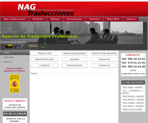 nagtraducciones.com: NAG Traducciones
Agencia líder en España en traducción profesional. Traductores nativos titulados. Más de 30 idiomas. Traducciones juradas oficiales.